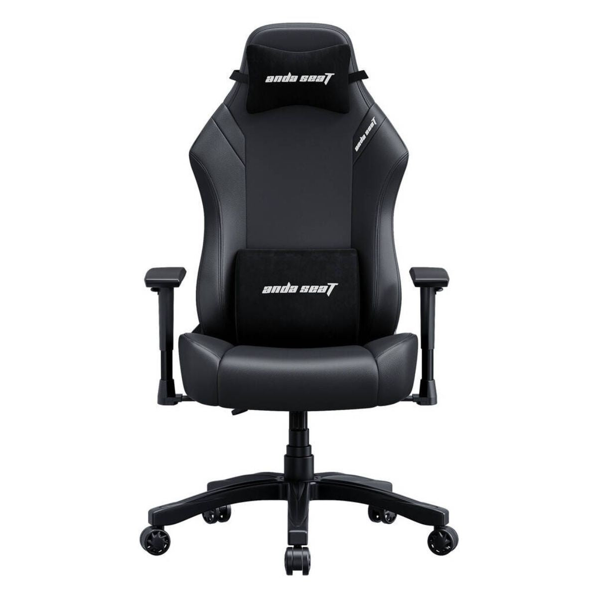 AndaSeat Luna Series Gaming Chair – Fabric Linen, 1D Armrest, Class 4 Gas Lift, 90°–160° Recline - Black, Black/Blue, Black/Red, Gray