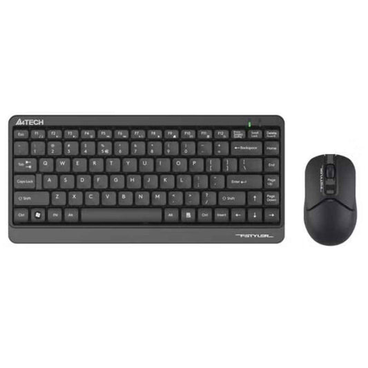 A4Tech Fstyler FG-1112S 2.4G Wireless Keyboard & Mouse Combo – Silent Click, 12 Fn Hotkeys, Black