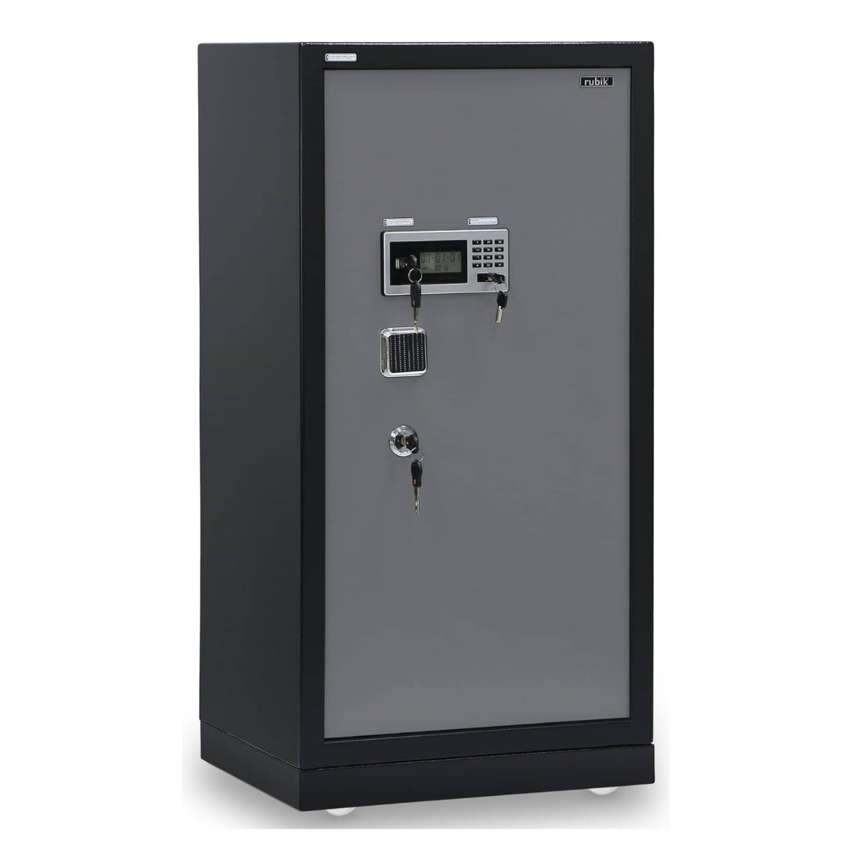 Rubik X-Large Executive Digital Safe Box RB120XTD – Triple Security Lock, Ultra Large Capacity, Heavy-Duty Steel, 120×60×49cm, Black/Grey