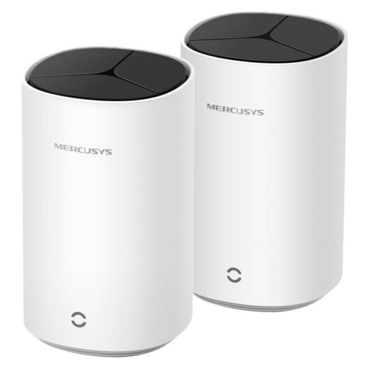 MERCUSYS Halo E85X 2 Pack Whole Home Mesh Wi-Fi 6 System | AX3000 Dual-Band | 2402Mbps 5GHz + 574Mbps 2.4GHz | 2.5Gbps + 2× Gigabit Ports | 150+ Devices | 460m² Coverage | 2-Pack