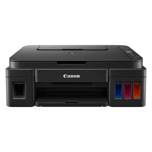Canon PIXMA G3410 A compact Wi-Fi, refillable All-in-One with high yield inks for low-cost home or business printing from smart devices and the cloud- G3410