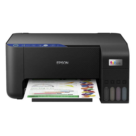 Epson EcoTank L3251 Home Ink Tank Printer, A4 Color 3-in-1 Printer with Wi-Fi Direct, 5760 x 1440 DPI Resolution, 10 Pages/min Print Speed, USB/WiFi, 100 Sheets Paper Tray Capacity, Black