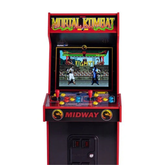 Arcade1Up Midway Legacy Mortal Kombat 30th Anniversary Edition With WiFi Arcade Machine, Adjustable Volume, Clear Deck Protector, Anti-Tip Over Strap