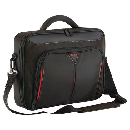 Targus Classic 14" Clamshell Case | Protective Laptop Carry Case | Black/Red | CN414EU