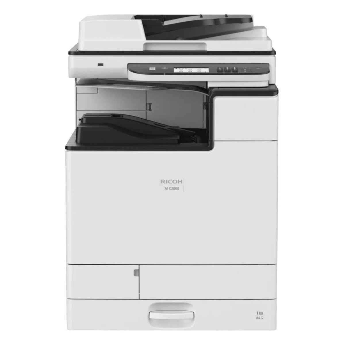 RICOH M C2000 A3 Colour Multifunction Printer – Single Tray, Toner Set & Cabinet Included