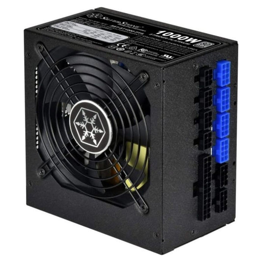 SilverStone Triton 1000Rz Full Modular Power Supply, 1000W Power, Cybenetics Gold, Single 120mm FDB Fan, Active PFC, Japanese Electrolytic Capacitors, ATX Form Factor, White