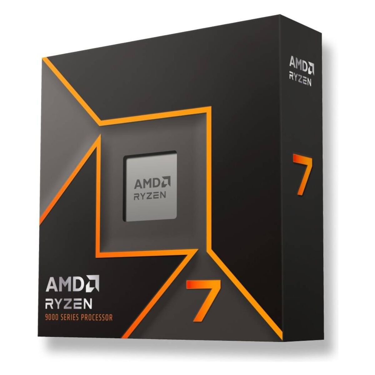 AMD Ryzen 7 9700X AM5 Desktop Processor | 8 Cores | 16 Threads | Up to 5.5 GHz | 8MB L2 + 32MB L3 Cache | AMD Radeon Graphics | DDR5-5600 ECC | Zen 5 | PCIe 5.0 x16 | 100-100001404WOF