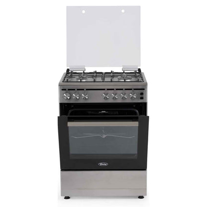 Terim TERGC6064ST 60cm 4-Burner Gas Cooker – Stainless Steel Finish