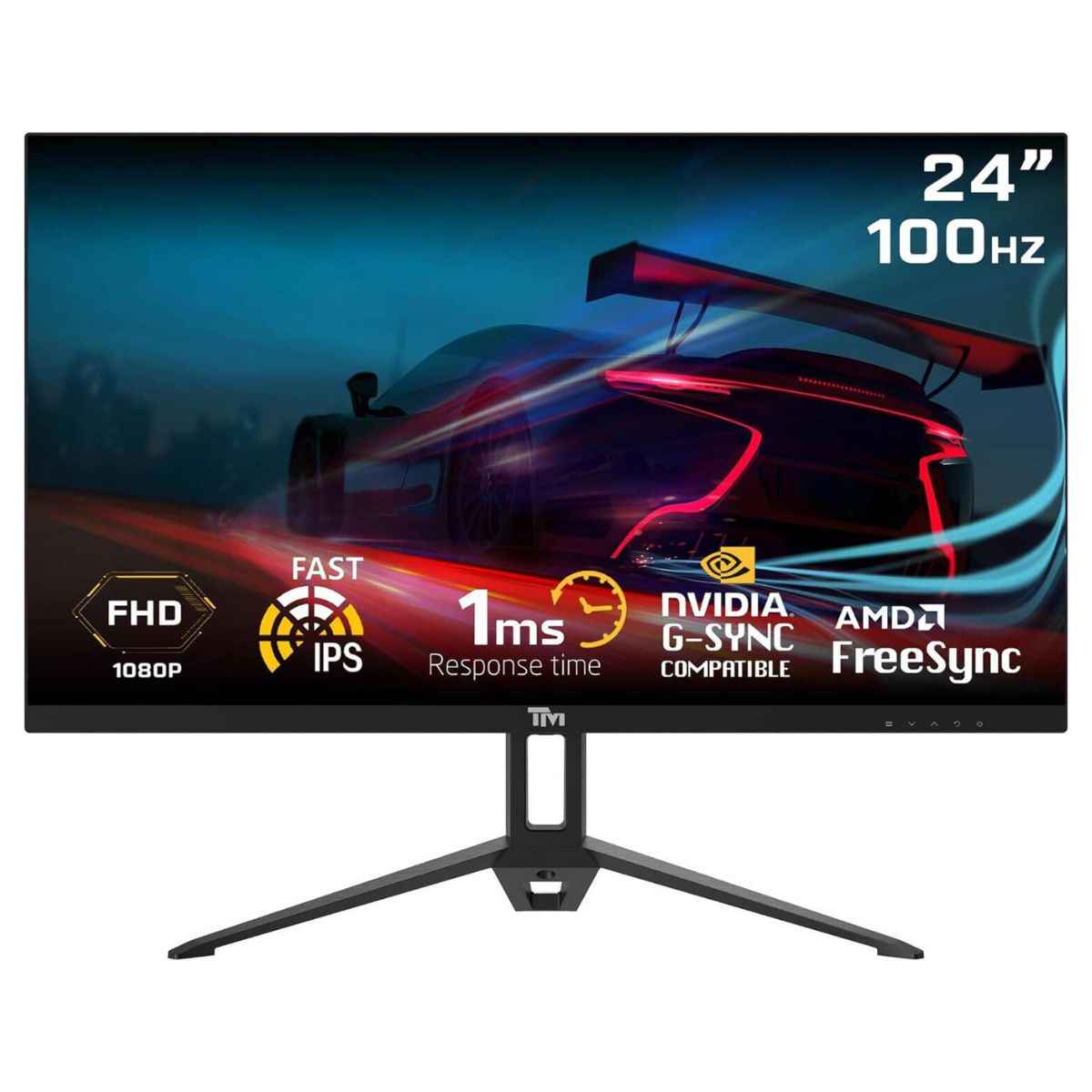 Twisted Minds Eco Series 24″ FHD Gaming Monitor – IPS, 100Hz, 1ms, Built-In Speakers | TM24FHD100IPS