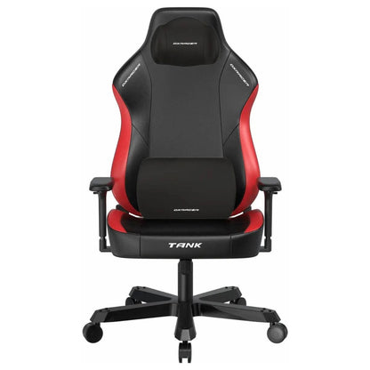DXRacer Tank Series Gaming Chair, 4D Adjustable Armrests, Magnetic Headrest & Lumbar Support, PU-Coated Silent Casters, 90°~135° Back Recliner, Class 4 Hydraulics, XXL Size, Black, Black/White, Black/Red