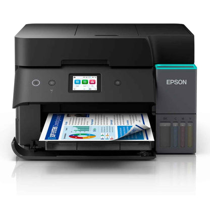 Epson EcoTank L6390 Wireless All-In-One Inkjet Printer – PrecisionCore Print Head, 4800 × 1200 DPI, Duplex Printing, WiFi, ADF, Black | C11CL40407