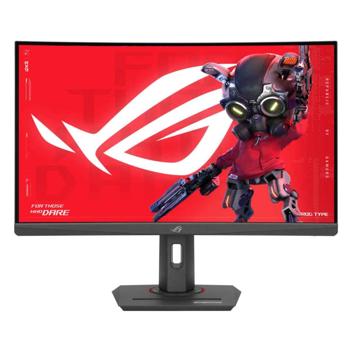 ASUS XG27WCS ROG Strix 27" USB Type-C Gaming Curved Monitor, WQHD Fast VA Display, 180Hz Refresh Rate, 1ms (GtG) Response Time, NVIDIA G-Sync & AMD FreeSync Technology, Black | 90LM09P1-B01370