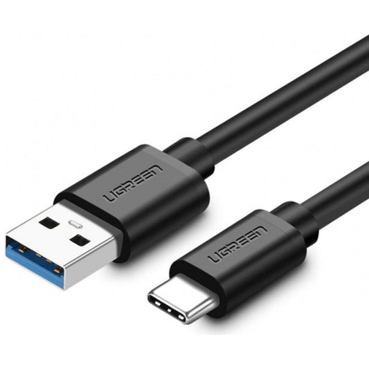 UGREEN 20882 USB 3.0 Type-A Male to USB Type-C Male Cable | 1m | 5Gbps | Up to 3A | Black