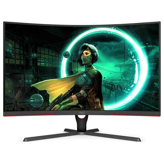 AOC CQ32G3SE 31.5" Curved QHD Gaming Monitor – 165Hz, 1ms MPRT, FreeSync Premium, 1000R VA Panel