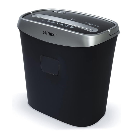 Maxi Paper Shredder CrossCut DM060C – High Security Cross-Cut, 6-Sheet Capacity, 14L Bin, Compact Office &amp; Home Use, Black