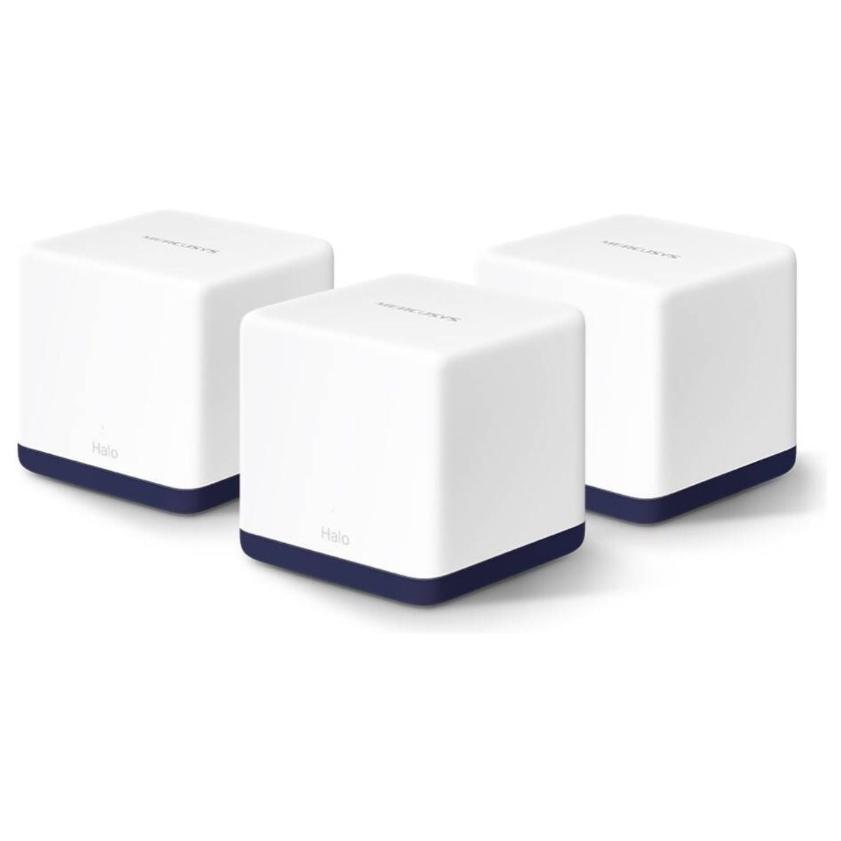 MERCUSYS Halo H50G AC1900 Mesh WiFi System | 3-Pack | Dual-Band WiFi 5 | Up to 1900 Mbps | 6,000 ft² Coverage | Gigabit Ethernet Ports | Seamless Roaming | White