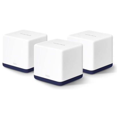 MERCUSYS Halo H50G AC1900 Mesh WiFi System | 3-Pack | Dual-Band WiFi 5 | Up to 1900 Mbps | 6,000 ft² Coverage | Gigabit Ethernet Ports | Seamless Roaming | White