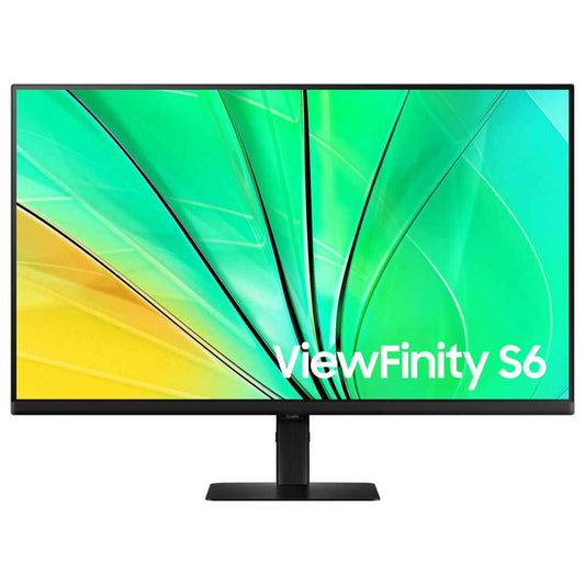 Samsung S6 S60D QHD ViewFinity High Resolution Monitor, 32" QHD IPS Display, 100Hz Refresh Rate, 5ms Response Time, Flat, Flicker Free, Eye Saver Mode, Black