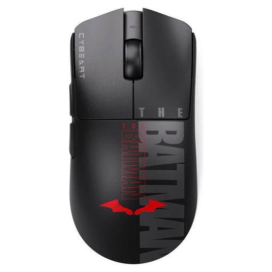 Cybeart Artemis The Batman Edition Wireless Gaming Mouse – 1000Hz, 52g Ultra-Light, 24,000 DPI, Tri-Mode (Black/Red | MC-ARTEMIS-BM01)