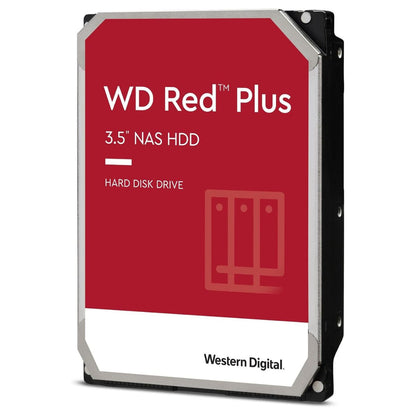 WD Red Plus Internal NAS Hard Drive – 2TB to 12TB, 3.5" SATA, Optimized for NAS Systems