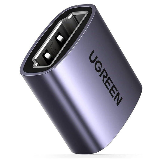 UGREEN 90592 8K HDMI 2.1 Female-to-Female Extension Coupler | Up to 8K @ 60Hz | eARC | Grey