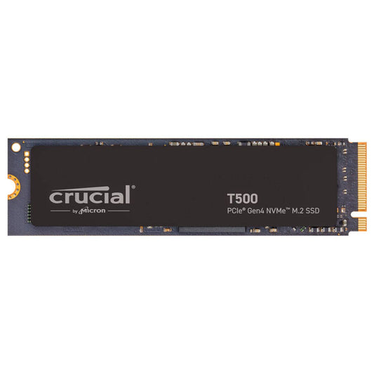 Crucial T500 1TB PCIe Gen4 NVMe M.2 Internal SSD | Non-Heatsink | Up to 7300MB/s Read | 6800MB/s Write | 1.5 Million Hours MTBF | CT1000T500SSD8