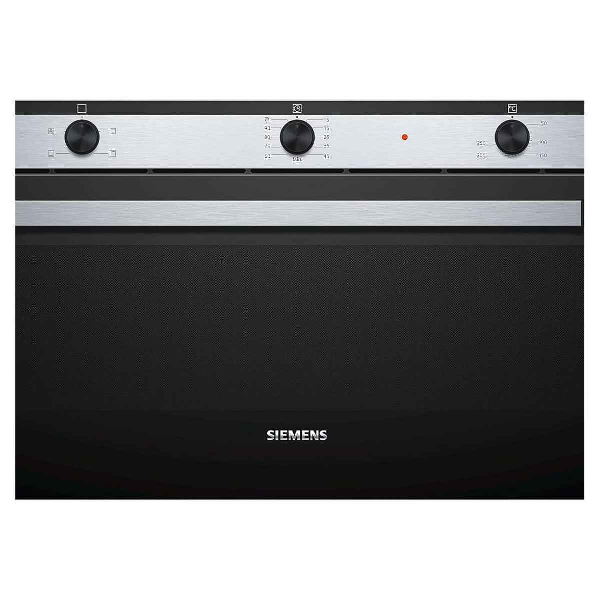 Siemens VB011CBR0M Built-In Oven – 85L Capacity, 3 Cooking Modes, Knob Control, Integrated Cleaning System, Black/Stainless Steel