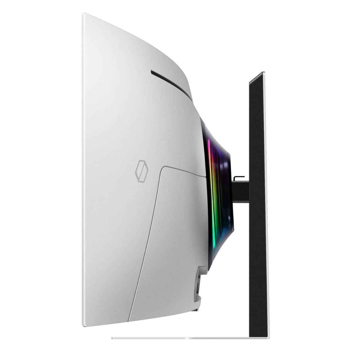 Samsung Odyssey G95SD G9 Gaming Curved Smart Monitor, 49" OLED Display, DQHD Resolution, 240Hz Refresh Rate, 0.03 (GtG) Response Time, FreeSync Premium Pro & G-Sync, White