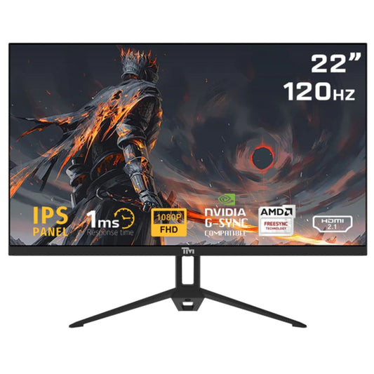 Twisted Minds Eco Series Gaming Monitor – 22″ FHD IPS, 120Hz, 1ms (OD), Built-In Speakers | TM22FHD120IPS