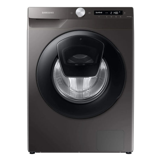 Samsung Front Load Washing Machine WW80T554DAN 8Kg, 1400 RPM, Eco bubble™, 15 Quick Wash, Color Grey (International Version)