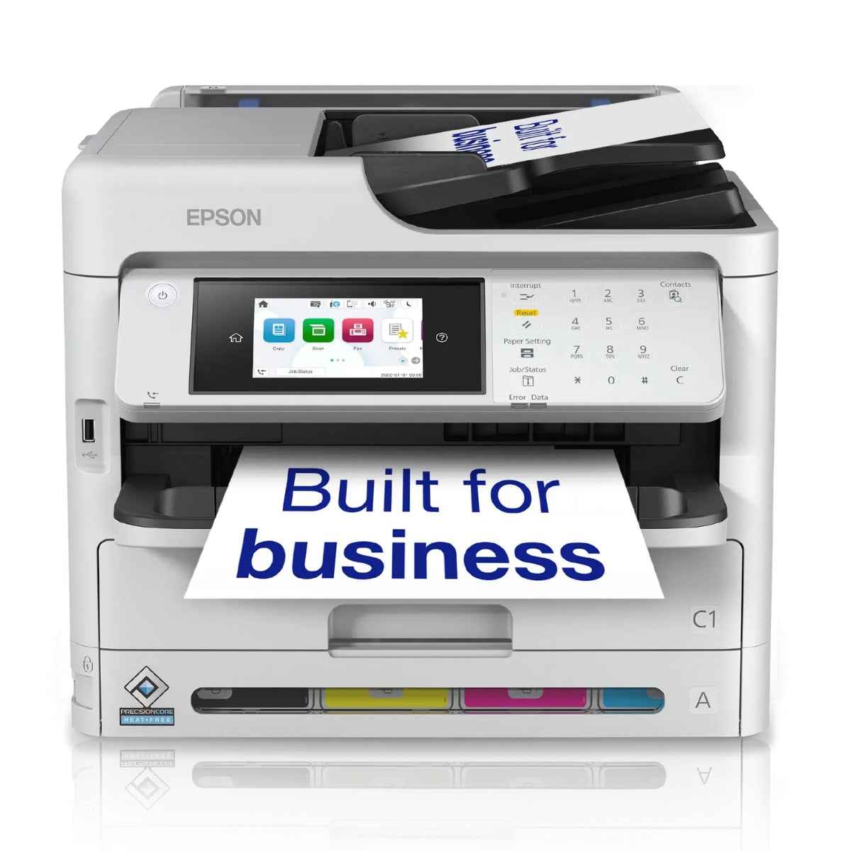 EPSON WorkForce Pro WF-C5890DWF All-in-One Inkjet Printer – Print, Scan, Copy, Fax, 34 ppm, 1200 × 2400 dpi, WiFi, Ethernet, Duplex Printing | C11CK23402BY
