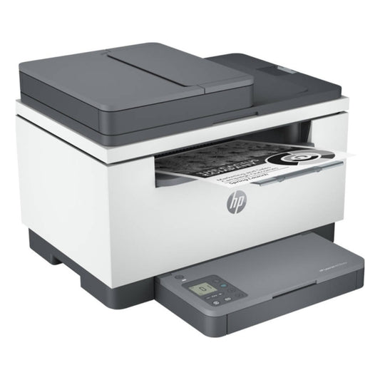 HP M236dw LaserJet Multifunction Printer, Up To 29ppm Print Speed, Copy / Print / Scan, 150 Sheets Standard Handling Input, USB 2.0 / Ethernet / Wireless 802.11b Connectivity, White - Gray | 9YF95A