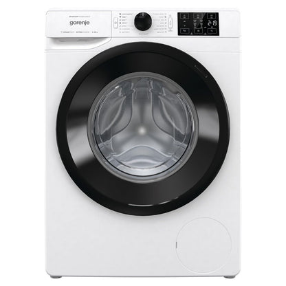 Gorenje WNEI14BS Front Load Washing Machine, 10kg Capacity, 16 Wash Programs, Inverter PowerDrive Motor, SteamTech, 1400 RPM, White