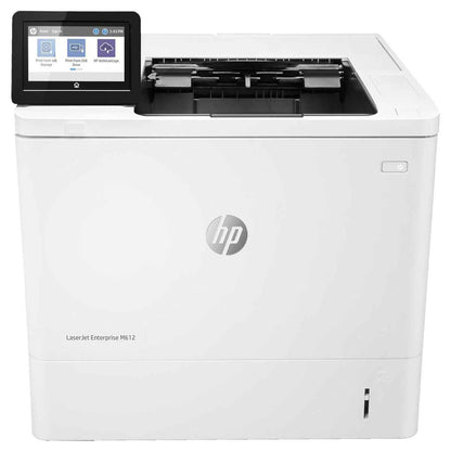 HP M612dn LaserJet Enterprise Duplex Printer, Print Speed Up To 75ppm, 1200 DPI Resolution, 100 Sheets Multipurpose Feeder, 500 Sheets Output Bin, USB 2.0, Gigabit Ethernet, White | 7PS86A