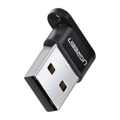UGREEN US280 USB-C Female to USB-A 2.0 Male Adapter | 480Mbps | Aluminum Alloy | Black | 50568