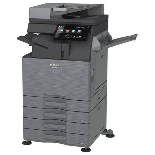 SHARP BP-50M45 Digital A3 Monochrome MF Printer, Prints Up to 45ppm, 600dpi Resolution, 128 GB SSD Storge 10.1" Touch Display, Wireless LAN, AirPrint, A5-A3 Paper Size | BP-50M45