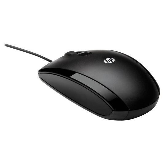 HP X500 Wired USB Mouse | Optical Sensor | Three-Button Design with Scroll Wheel | Windows & Mac Compatible | Black | E5C12AA#UUF