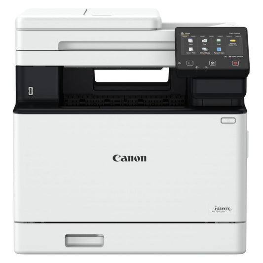 Canon i-SENSYS MF754Cdw AIO Colour Laser Printer – Print, Scan, Copy, Fax, 33ppm, 1200 × 1200 dpi, 5” Touch LCD, WiFi, Duplex Printing, White | 5455C009