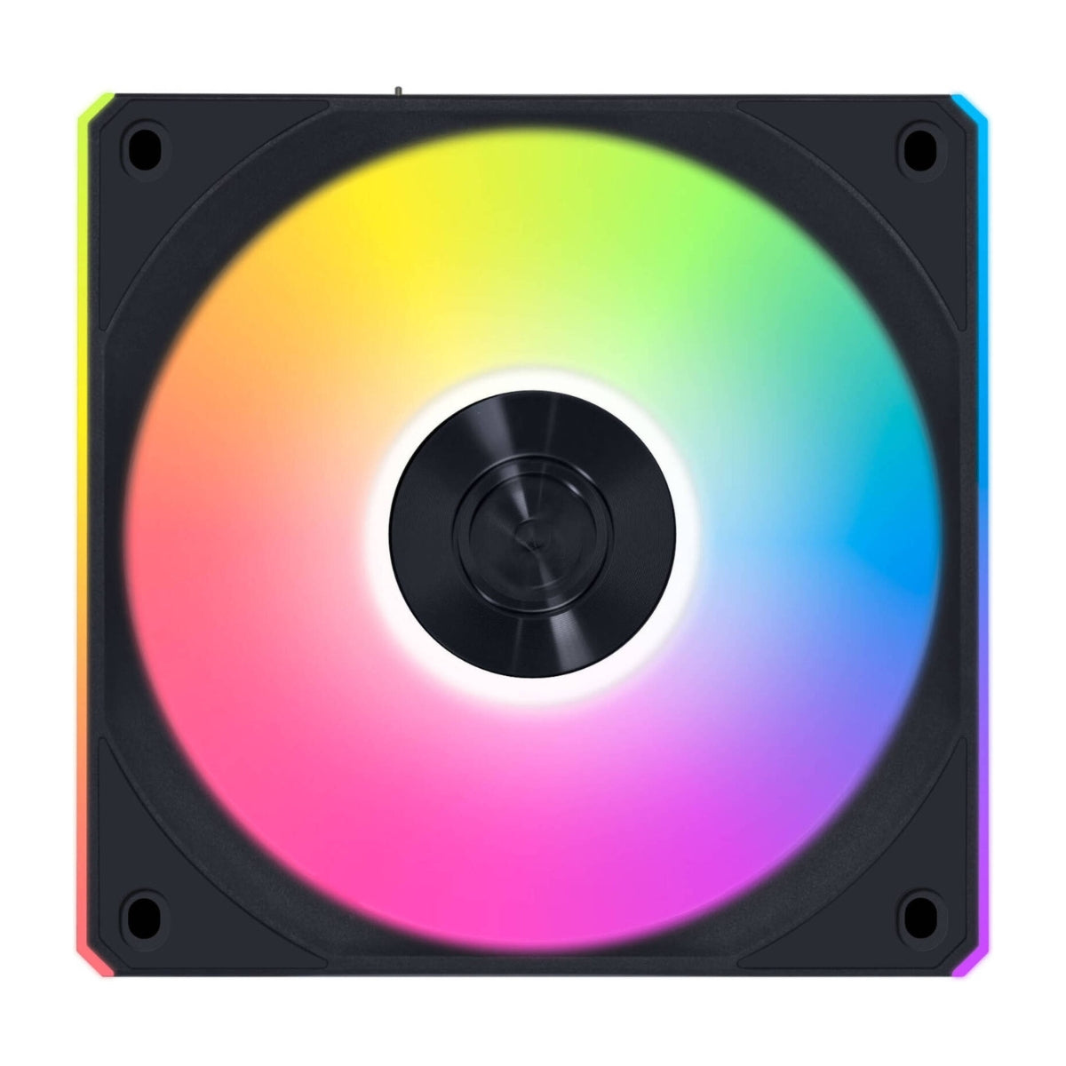 Lian-Li UNI FAN CL Wireless Computer Fan – 120mm, 2150 RPM, 77.34 CFM Airflow, FDB Bearing, Single Pack | Black / White