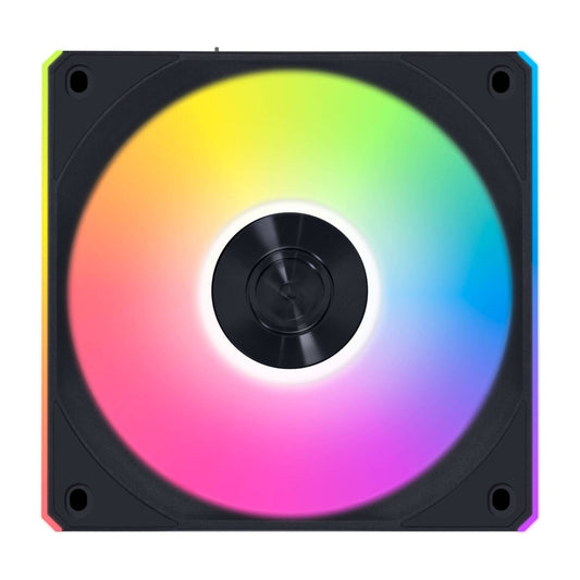 Lian-Li UNI FAN CL Wireless Computer Fan – 120mm, 2150 RPM, 77.34 CFM Airflow, FDB Bearing, Single Pack | Black / White