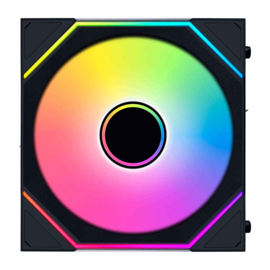 Lian-Li UNI FAN SL-INF Wireless 120mm Case Fan – 2300 RPM, 67 CFM Airflow, FDB Bearing, Single Pack, Black | 12SLIN1W1B