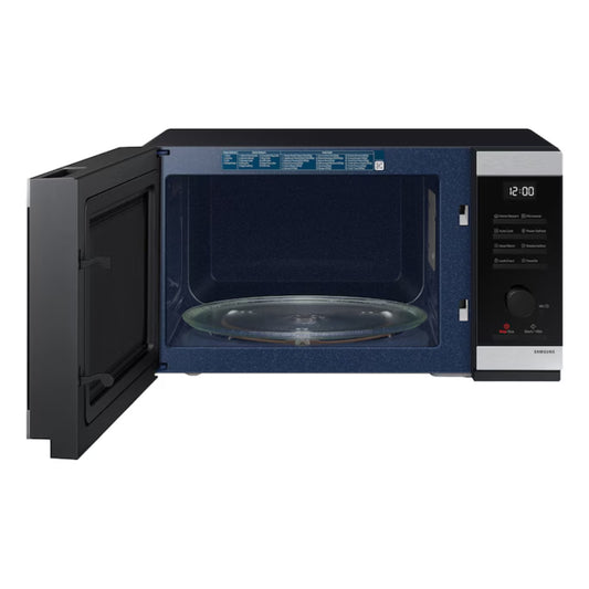 SAMSUNG mw4000d 32L Solo Microwave Oven Silver color with Power Defrost and Home Dessert, 1500 W Power Consumption, 7 Power Levels