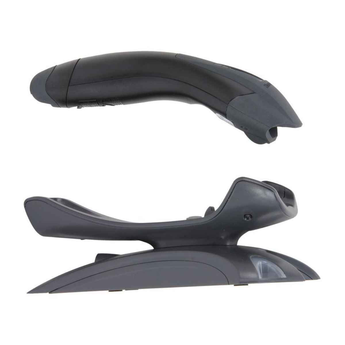 Honeywell 1202G Wireless/Bluetooth General Duty Barcode Scanner USB Kit, Charge & Communication Base, Curved Form Factor, 45000 Number of Scans, Cordless, 1D Decode Capability, Black | 1202G-1D-2USB