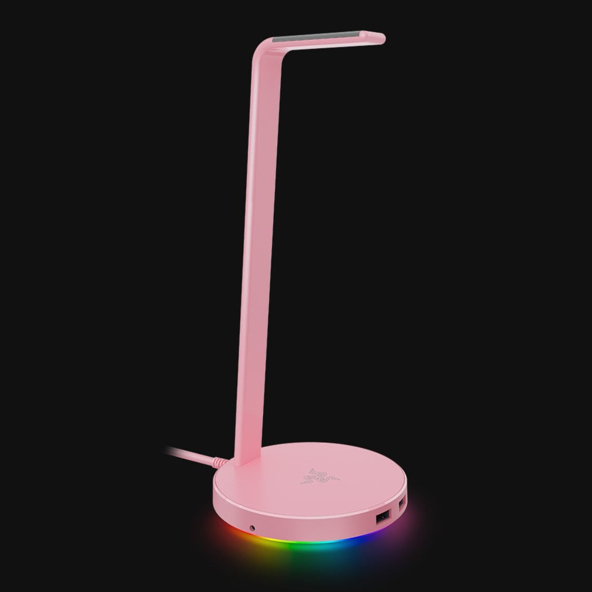 Razer Base Station V2 RC21-01510200-R3M1 Quarz Pink Chroma Headset Stand with USB 3.1 and 7.1 Surround Sound