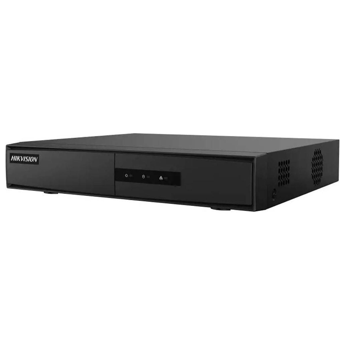 Hikvision 4CH Mini 1U 4 PoE Network Video Recorder (NVR) | Up to 40 Mbps Incoming Bandwidth | Up to 60 Mbps Outgoing Bandwidth | 4-Channel 1080p Decoding | Up to 6TB HDD Support | HDMI &amp; VGA Output | DS-7104NI-Q1/4P/M