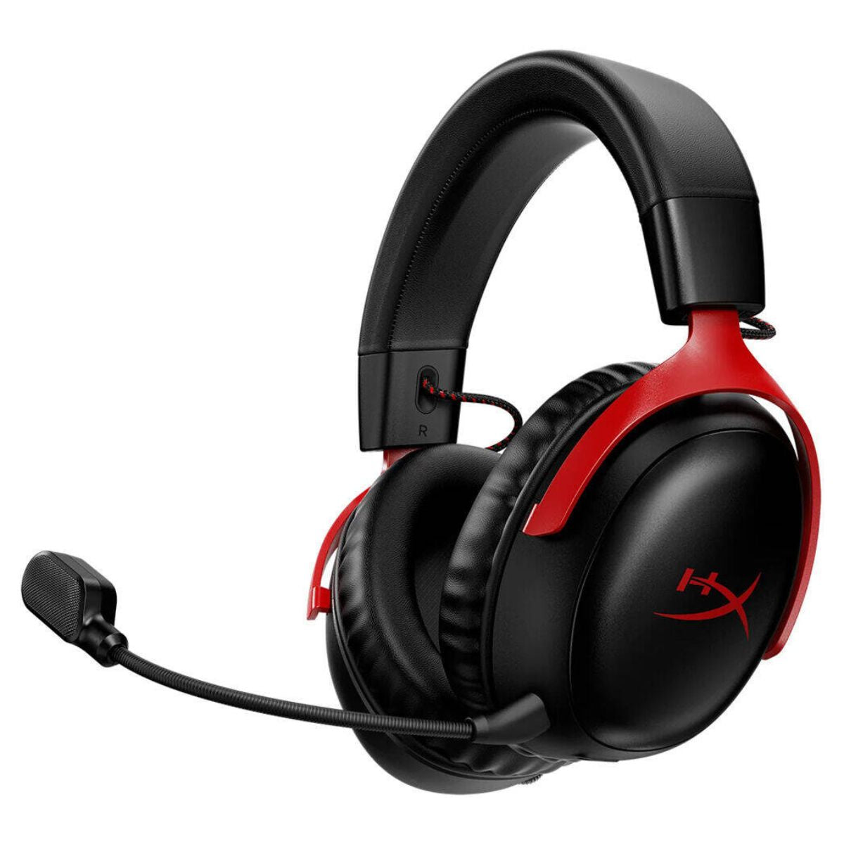 HyperX Cloud III Wireless Gaming Headset | 53mm Dynamic Drivers | 2.4GHz Wireless Connectivity | Detachable Microphone | Black | 77Z46AA
