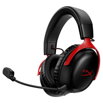 HyperX Cloud III Wireless Gaming Headset | 53mm Dynamic Drivers | 2.4GHz Wireless Connectivity | Detachable Microphone | Black | 77Z46AA
