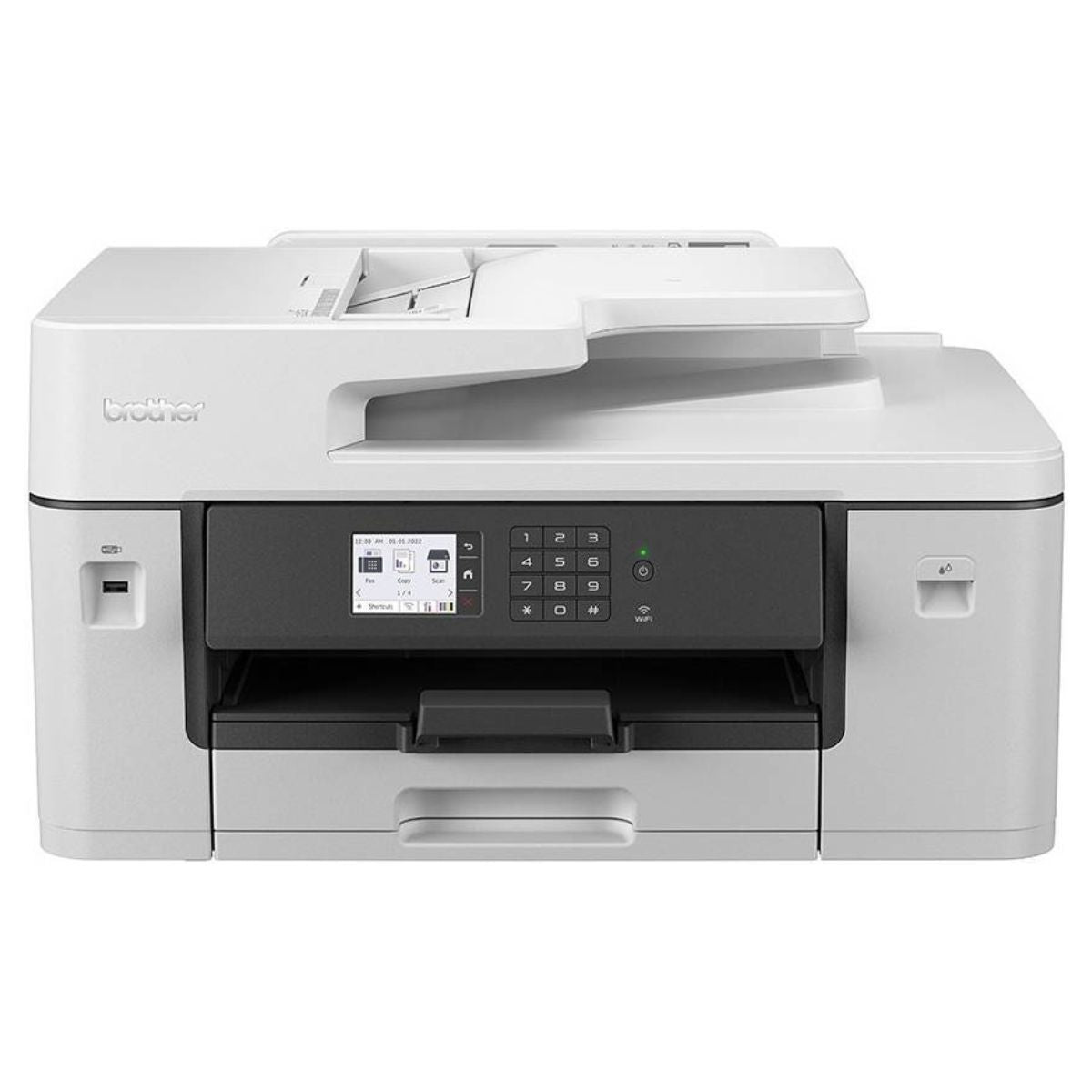 Brother MFC-J3540DW A3 Inkjet Printer, 2.7" TFT Color Touchscreen LCD, Up to 28/28 IPM Print Speed, Up to 1200 4800 DPI, Up to 250 Sheets of 80GSM Plain Paper, WiFi Direct / USB 2.0 | MFC-J3540DW