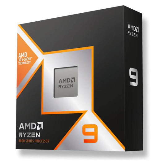 AMD Ryzen 9 9900X3D AM5 Desktop Processor | 12 Cores & 24 Threads | Up to 5.5GHz Boost | 128MB L3 Cache | Radeon Graphics | 100-100001368WOF