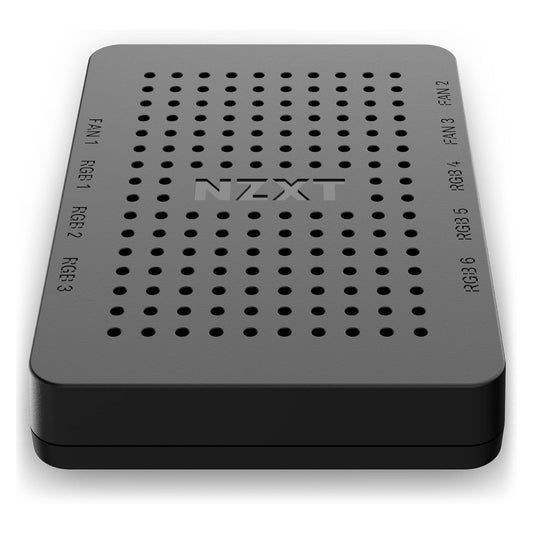 NZXT RGB & Fan Controller Black AC-CRFR0-B1, 3 Lighting Channels, 1 Sata Power Cable, USB 2.0 Header, Windows 11/10 Operating System